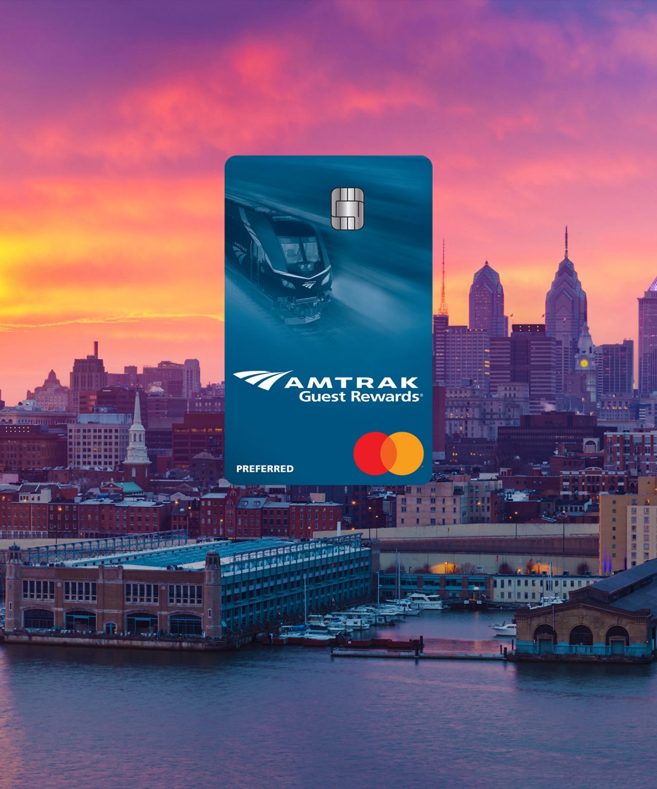 AGR Credit Card Over City Scape